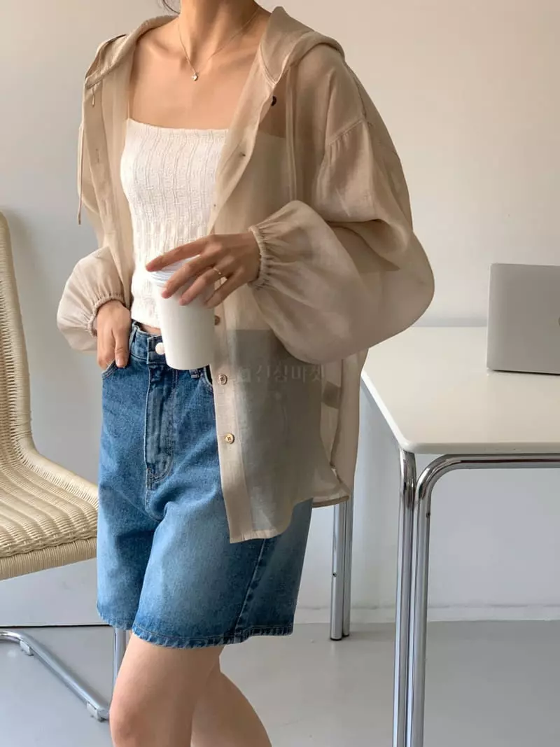 Gracia - Korean Women Fashion - #shopsmall - Momo Pad String Sleeveless - 2