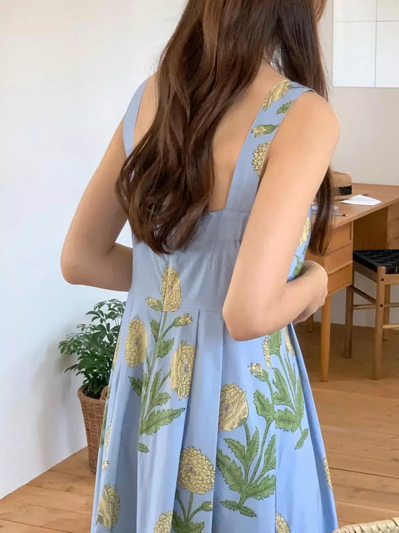 Gracia - Korean Women Fashion - #vintagekidsstyle - Flower One-piece - 3