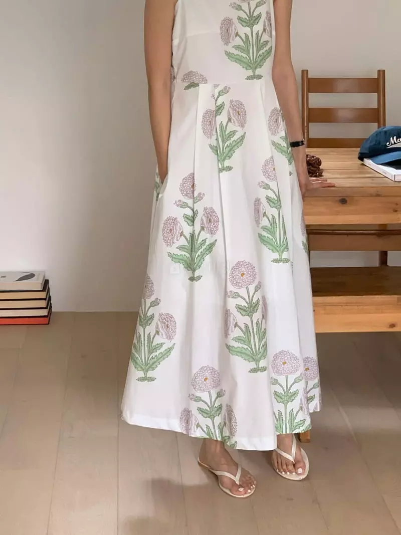 Gracia - Korean Women Fashion - #womensfashion - Flower One-piece - 11