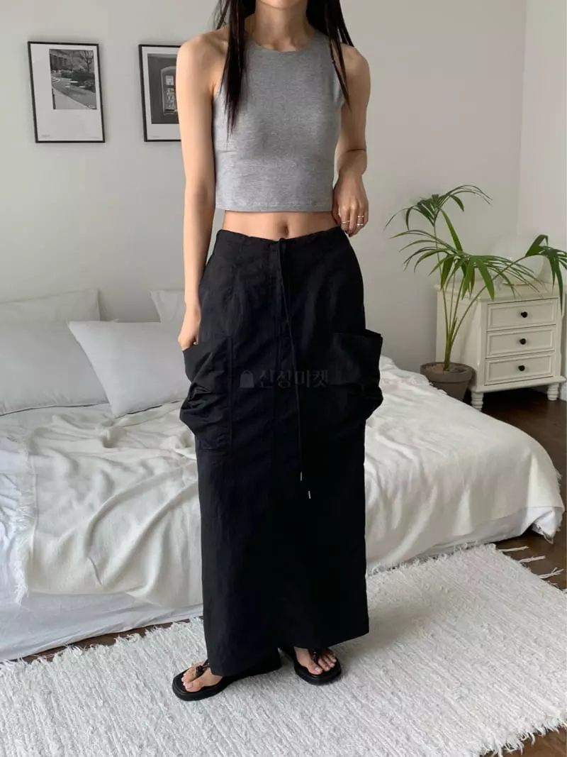 Greek - Korean Women Fashion - #womensfashion - Cowl Maxy Skirt - 4