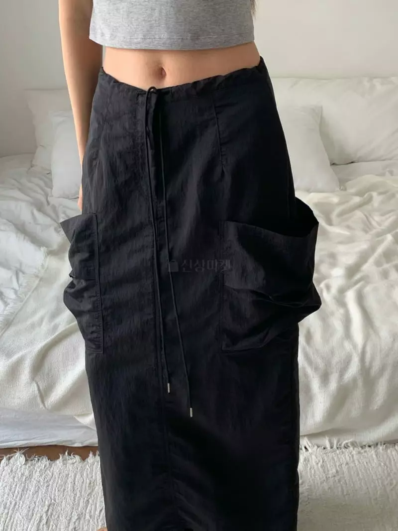 Greek - Korean Women Fashion - #momslook - Cowl Maxy Skirt - 6