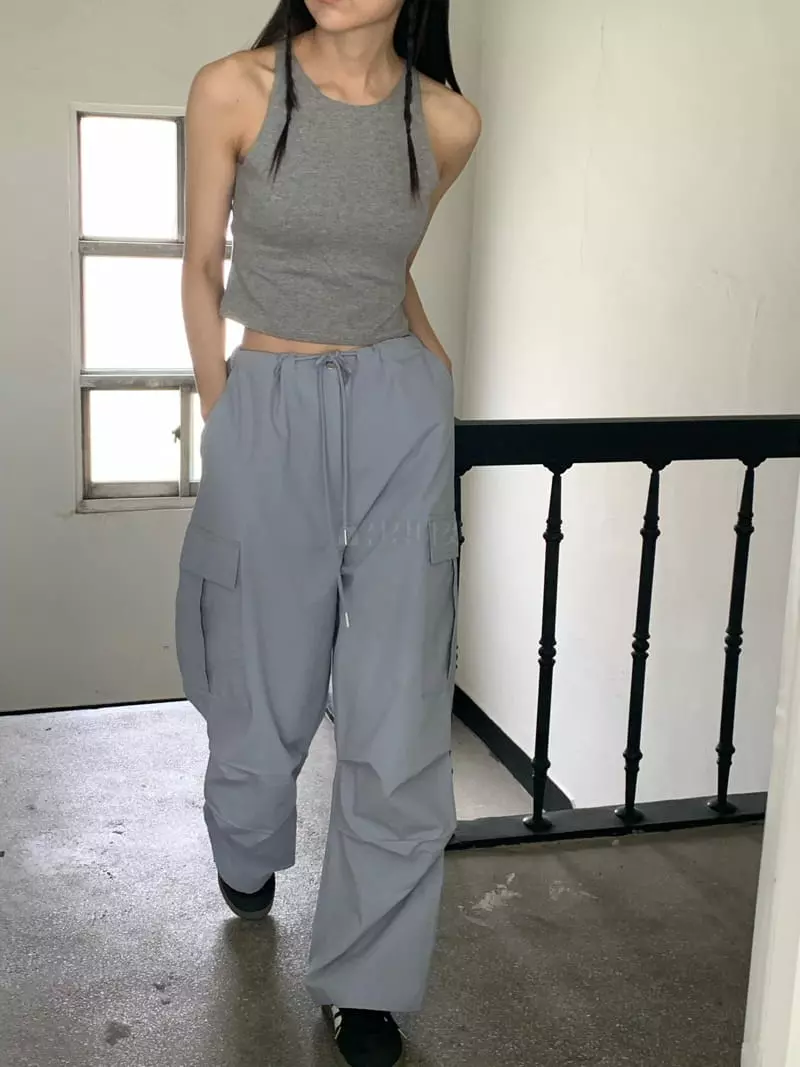 Greek - Korean Women Fashion - #momslook - Mini Lip Pants - 5