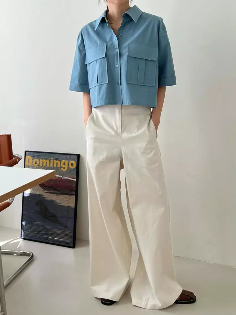 Greek - Korean Women Fashion - #womensfashion - Belt Wrap Pants - 9