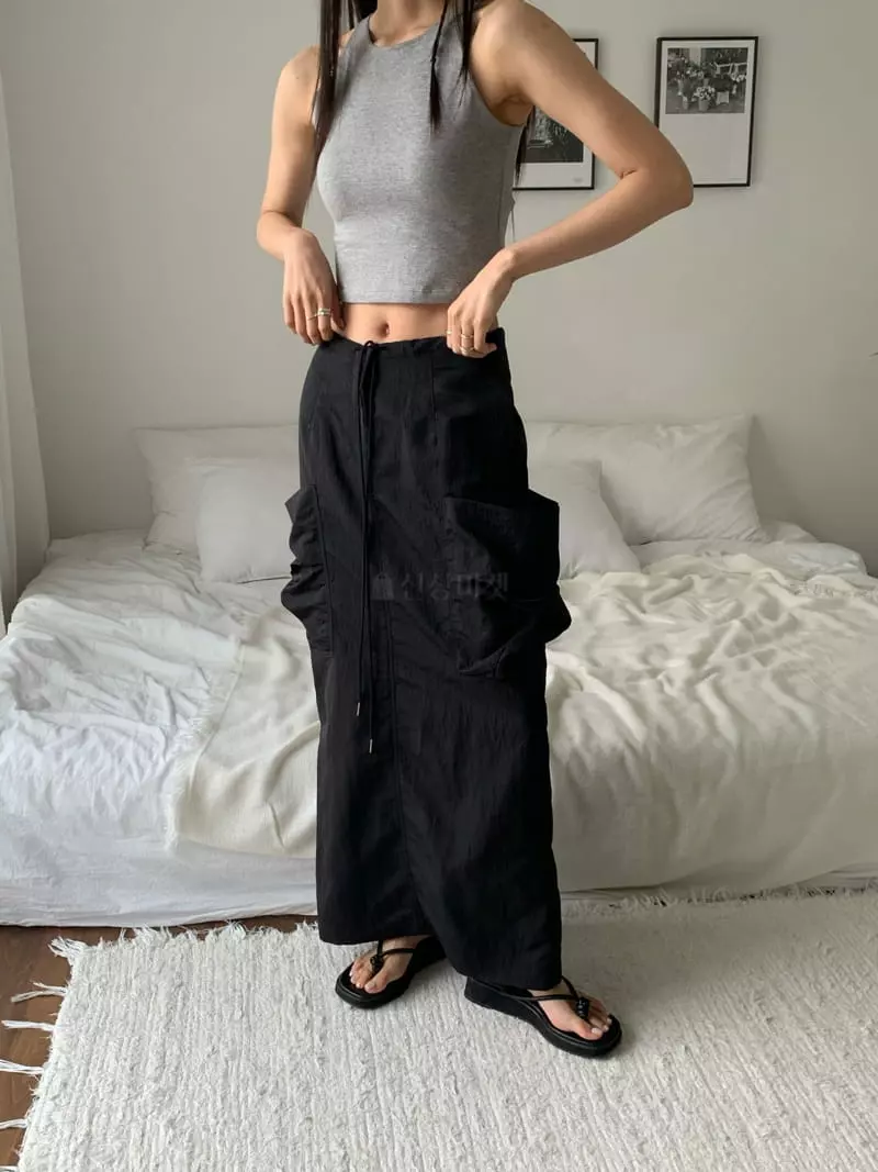 Greek - Korean Women Fashion - #womensfashion - Cowl Maxy Skirt - 7