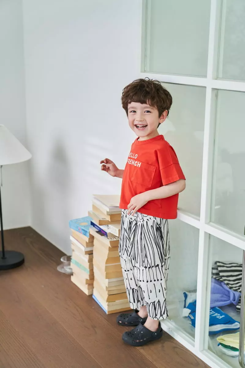 Green Tomato - Korean Children Fashion - #magicofchildhood - Geometry Wrinkle Pants - 2