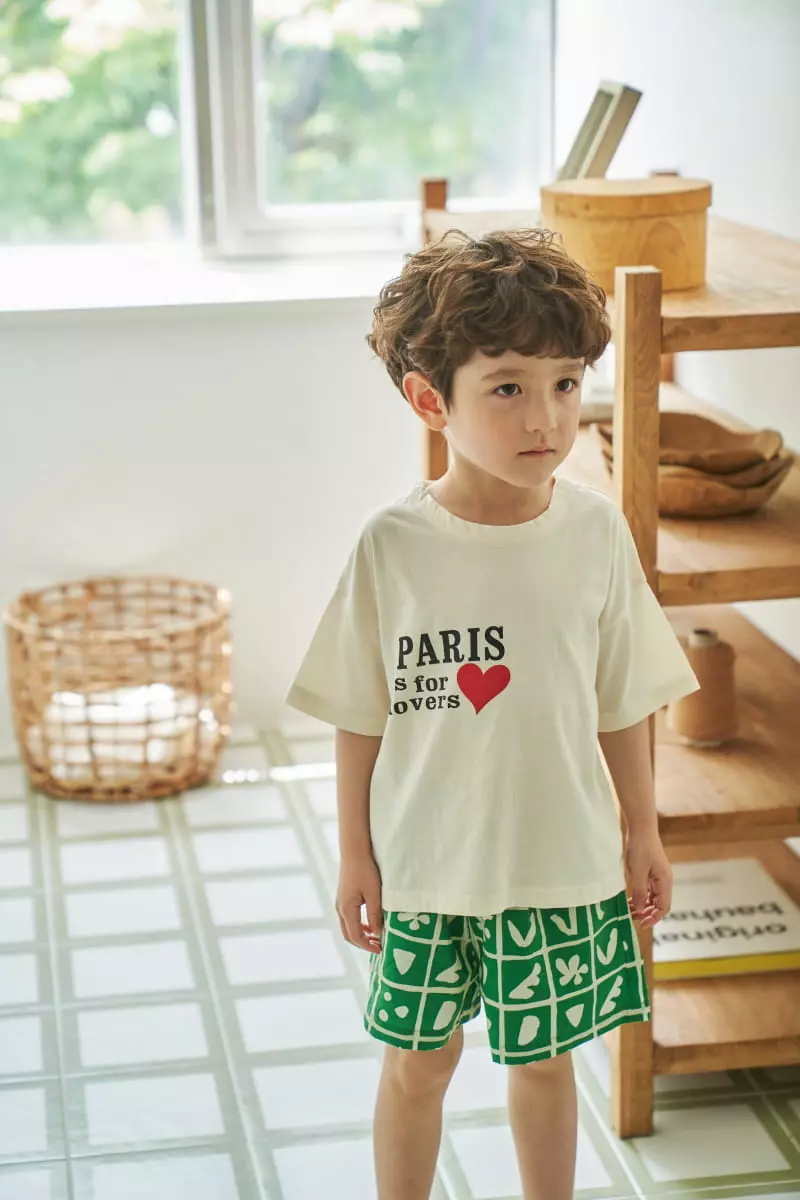 Green Tomato - Korean Children Fashion - #prettylittlegirls - Beach Shorts - 2