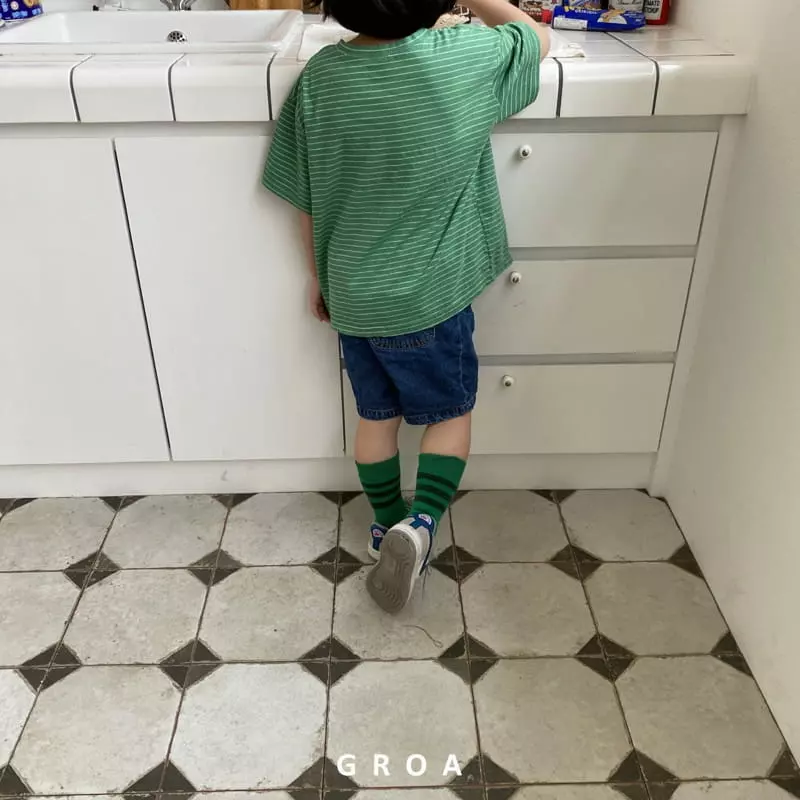 Groa - Korean Children Fashion - #minifashionista - Summer Stripes Tee - 11