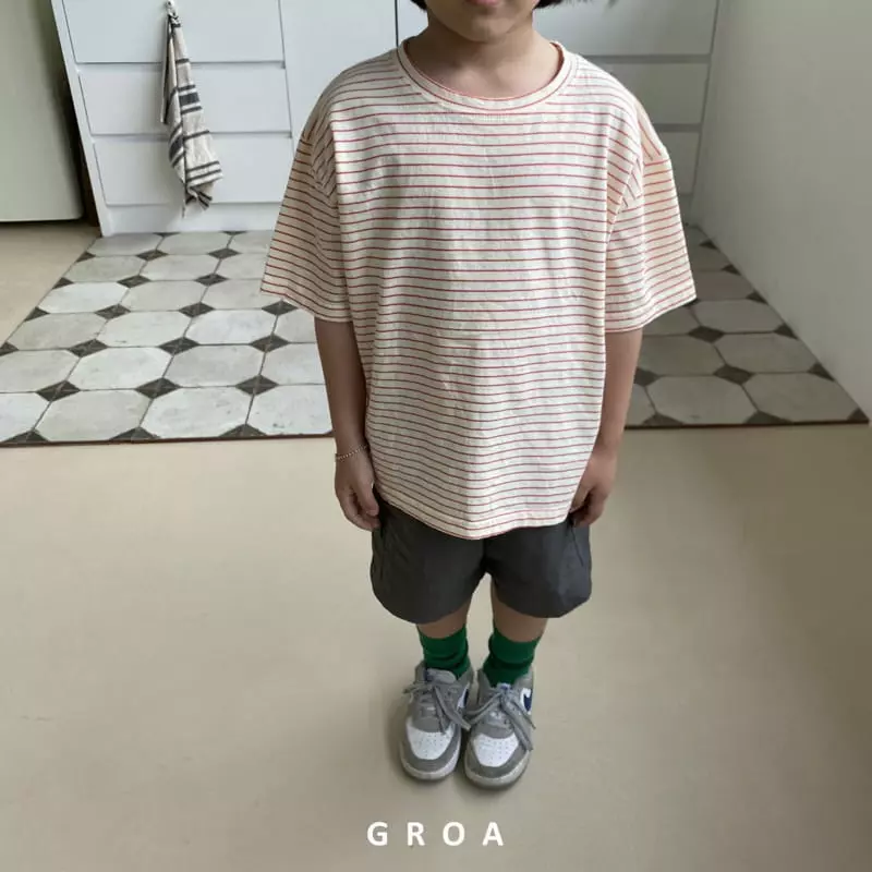 Groa - Korean Children Fashion - #stylishchildhood - Summer Stripes Tee