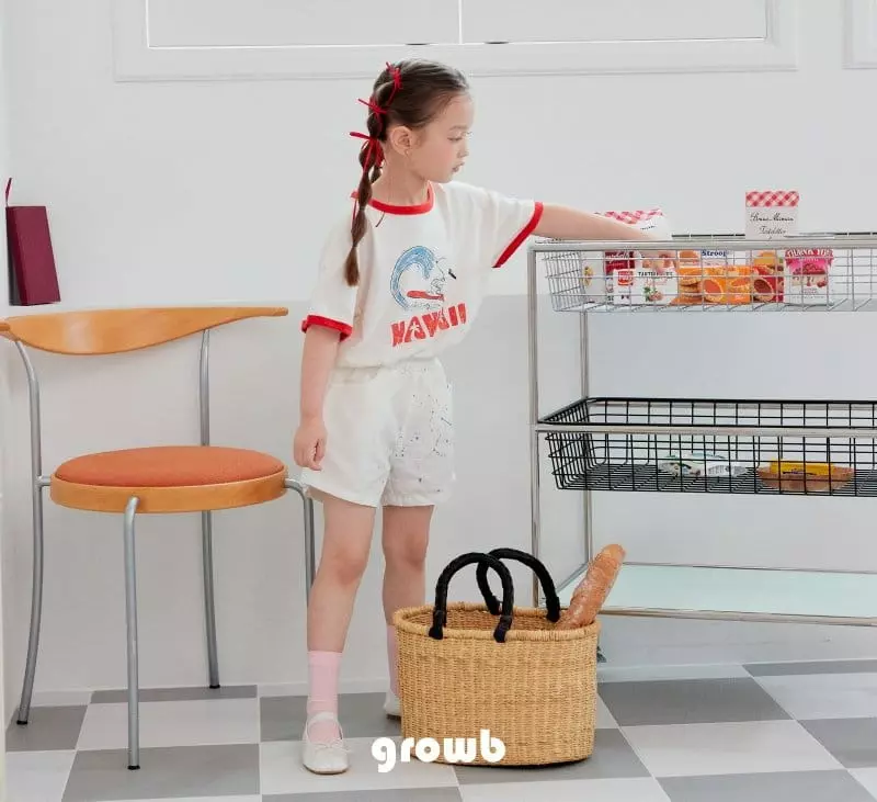 Grow B - Korean Children Fashion - #Kfashion4kids - Snoop Tee - 6