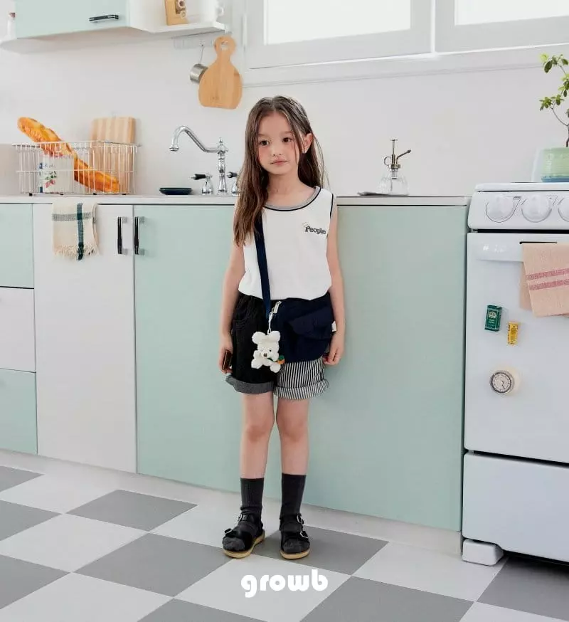 Grow B - Korean Children Fashion - #kidsstore - People Sleeveless - 4