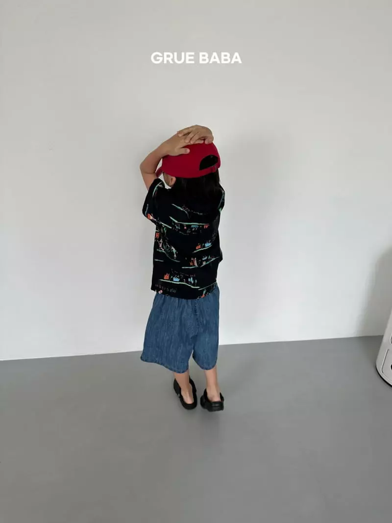 Grue Baba - Korean Children Fashion - #kidsshorts - Summer Cropped Pants - 4