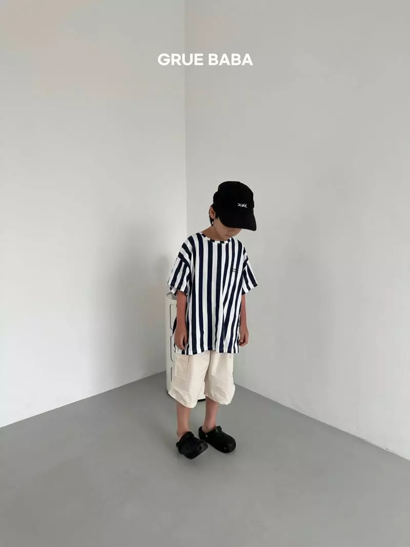 Grue Baba - Korean Children Fashion - #toddlerclothing - Ice Flakes Top Bottom Set - 4