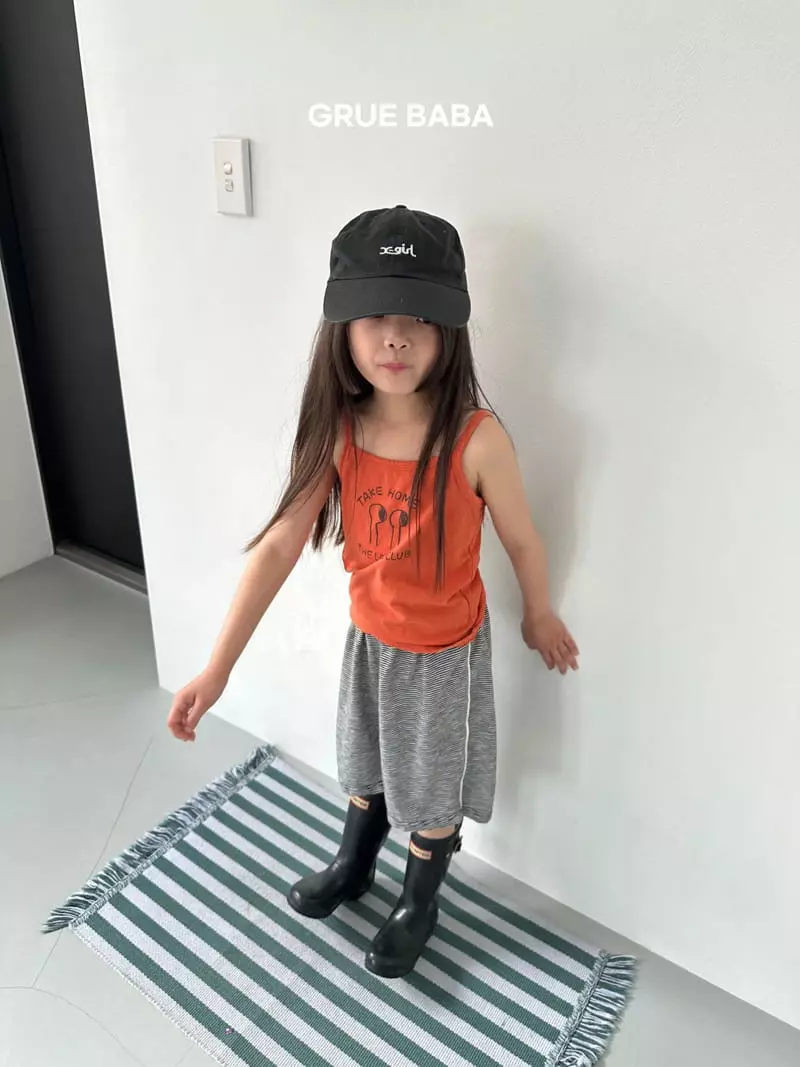 Grue Baba - Korean Children Fashion - #toddlerclothing - Snail Sleeveless