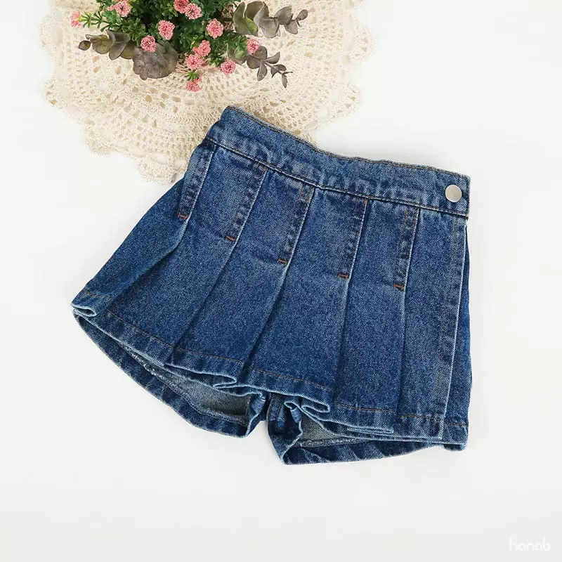 Hanab - Korean Children Fashion - #fashionkids - Wrinkle Skirt Shorts - 11
