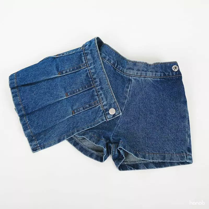 Hanab - Korean Children Fashion - #kidsshorts - Wrinkle Skirt Shorts - 12