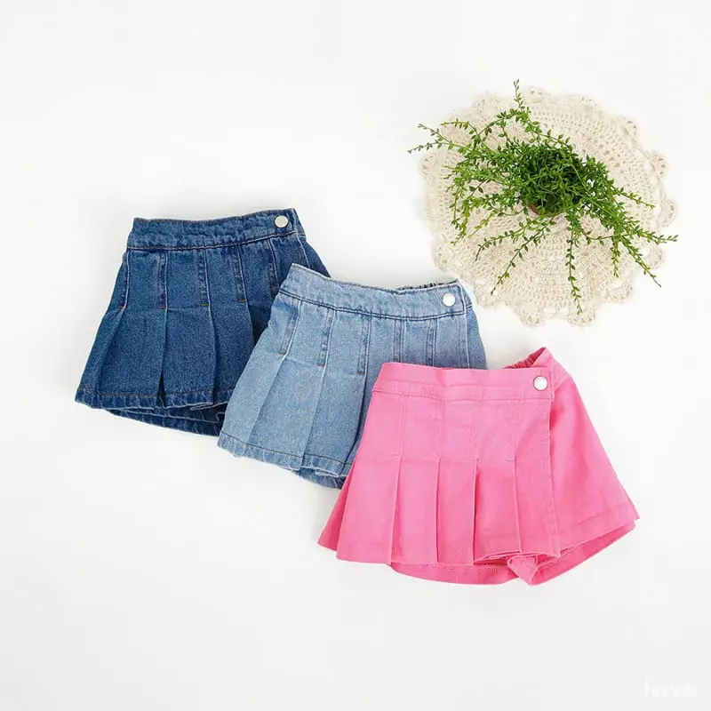 Hanab - Korean Children Fashion - #magicofchildhood - Wrinkle Skirt Shorts