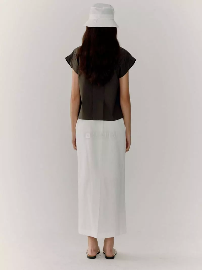 Hautte - Korean Women Fashion - #vintageinspired - Wrap Sleeveless Blouse - 2