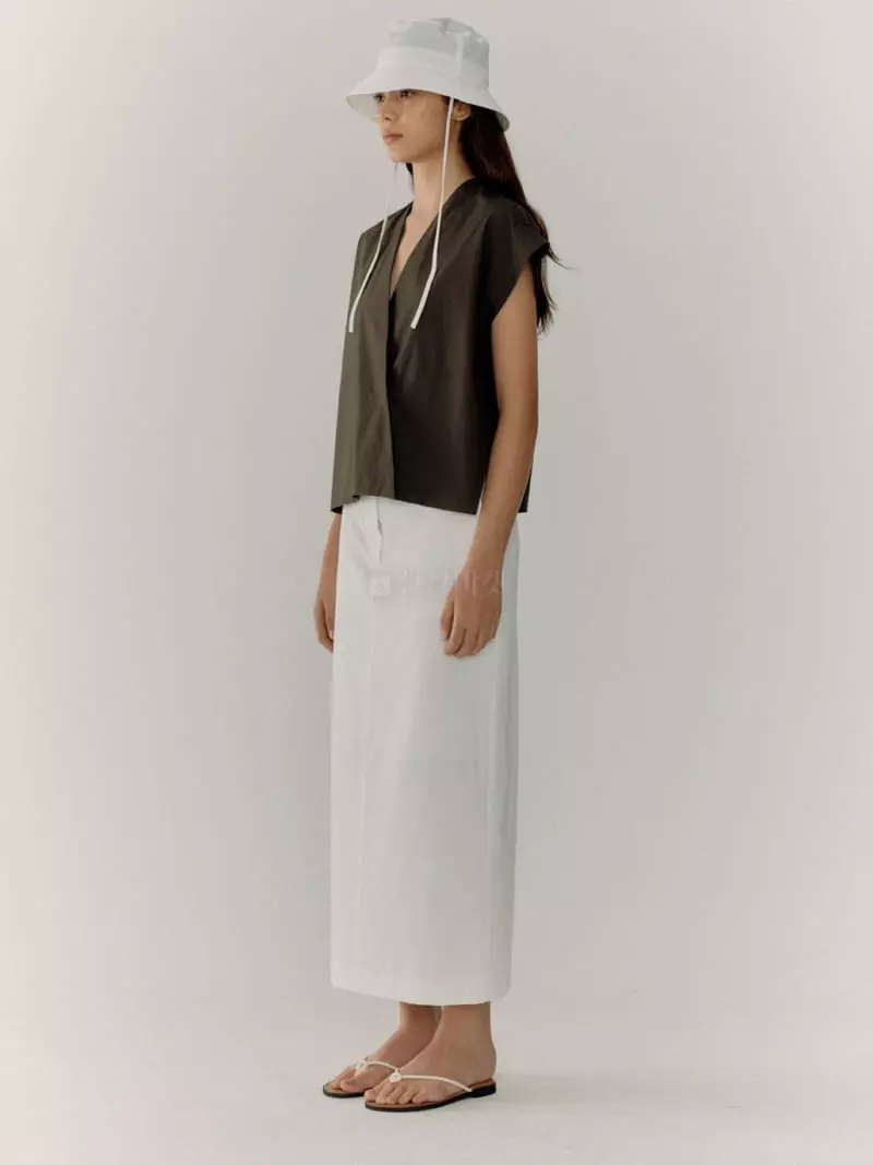Hautte - Korean Women Fashion - #womensfashion - Wrap Sleeveless Blouse