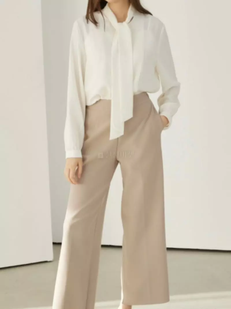 Hautte - Korean Women Fashion - #womensfashion - New Tie Blouse - 9
