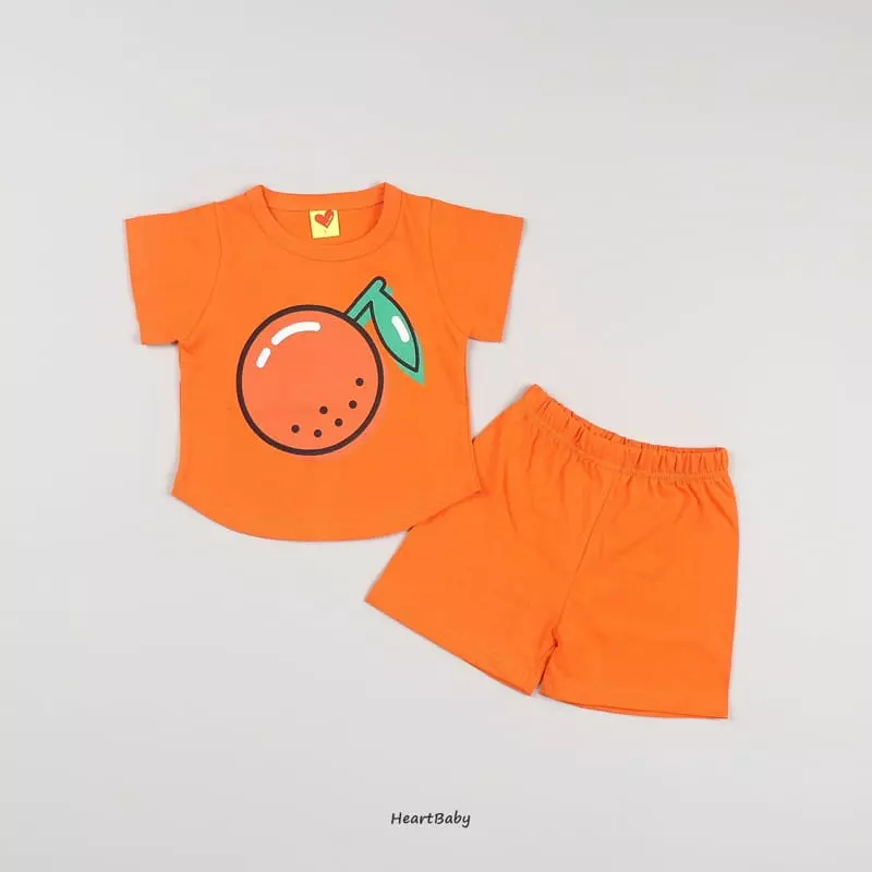 Heart Baby - Korean Children Fashion - #Kfashion4kids - Fruit Top Bottom Set - 11