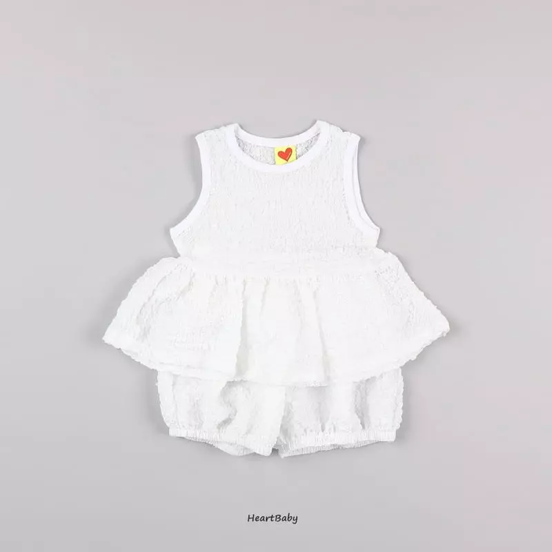 Heart Baby - Korean Children Fashion - #kidsstore - Popcorn Top Bottom Set - 8