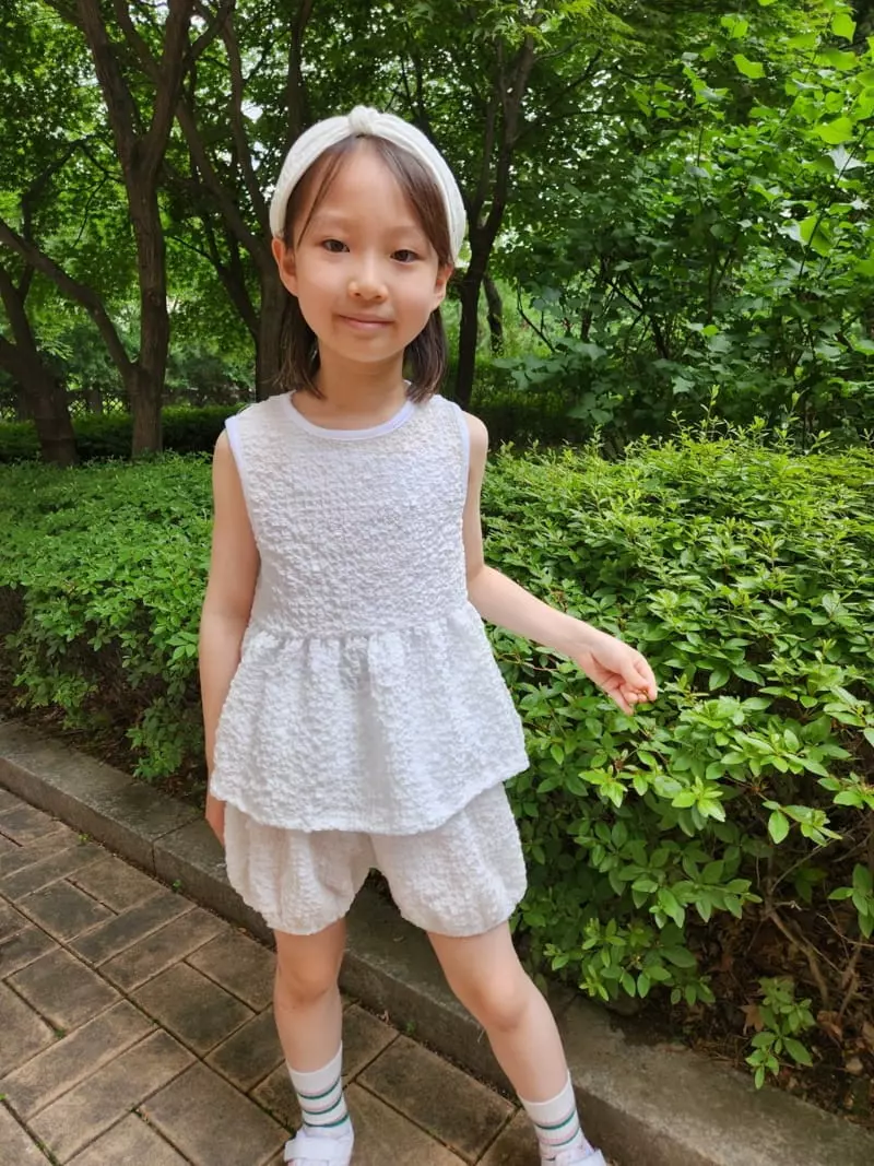 Heart Baby - Korean Children Fashion - #littlefashionista - Popcorn Top Bottom Set - 11