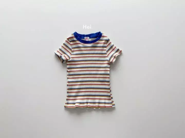 Hei - Korean Children Fashion - #Kfashion4kids - Strips Tee - 5