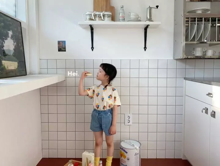 Hei - Korean Children Fashion - #childofig - Momo Denim Shorts - 4