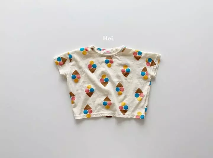 Hei - Korean Children Fashion - #childofig - Ice Cream Tee