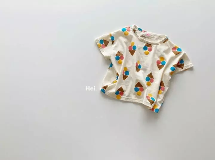Hei - Korean Children Fashion - #childrensboutique - Ice Cream Tee - 3