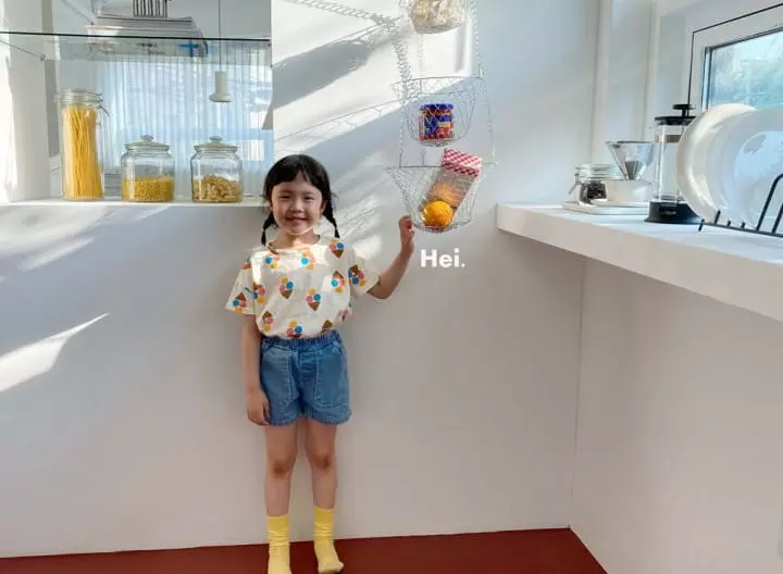 Hei - Korean Children Fashion - #fashionkids - Momo Denim Shorts - 8