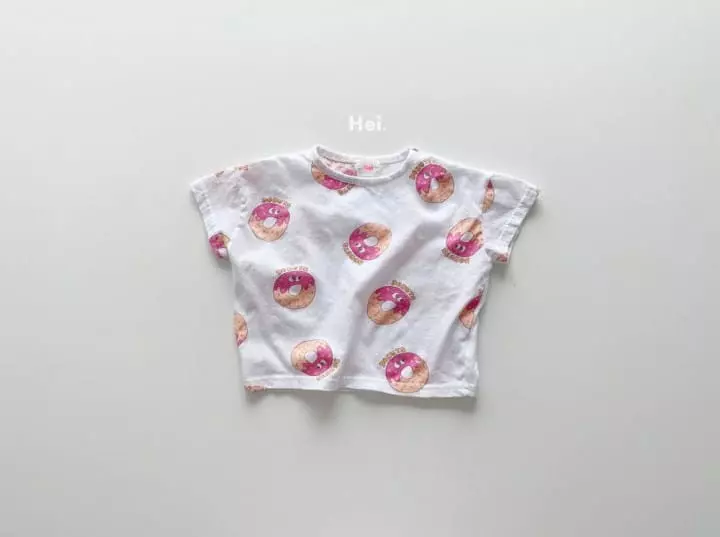 Hei - Korean Children Fashion - #kidsshorts - Donut Tee - 3