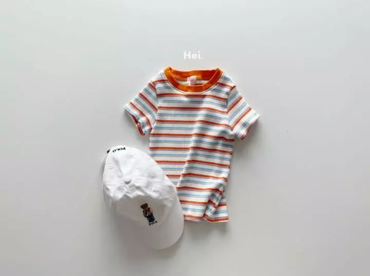 Hei - Korean Children Fashion - #littlefashionista - Strips Tee - 6
