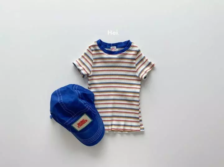 Hei - Korean Children Fashion - #magicofchildhood - Strips Tee - 7