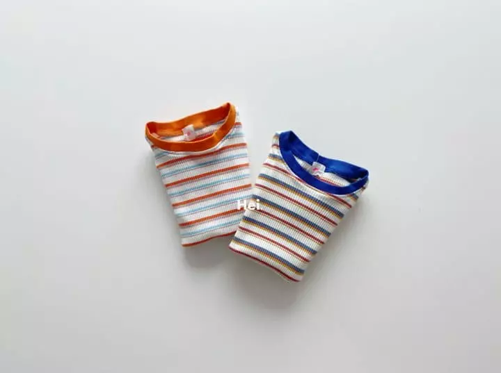 Hei - Korean Children Fashion - #minifashionista - Strips Tee - 8