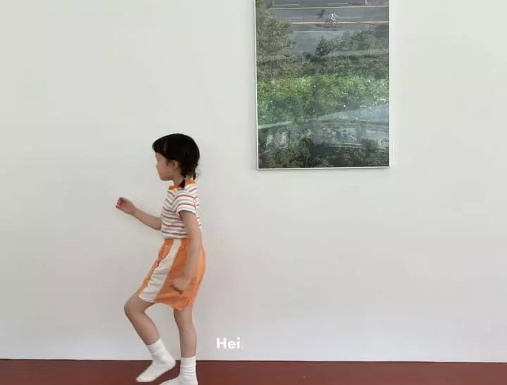 Hei - Korean Children Fashion - #prettylittlegirls - Strips Tee - 9