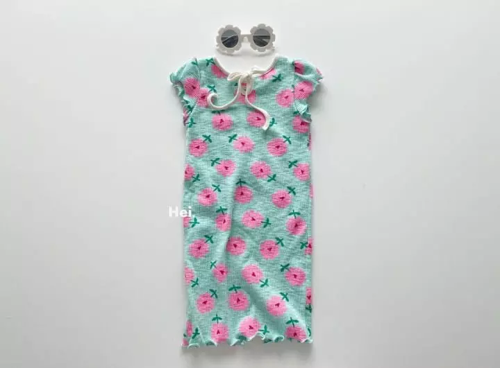 Hei - Korean Children Fashion - #prettylittlegirls - Sunny Long One-piece - 2