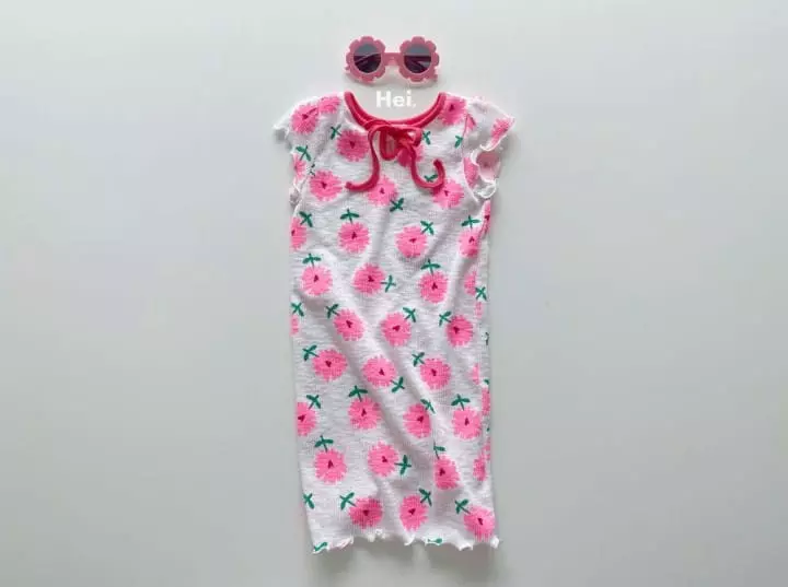 Hei - Korean Children Fashion - #todddlerfashion - Sunny Long One-piece - 4