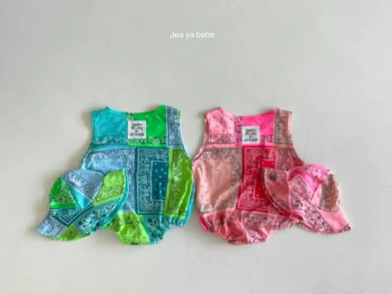Jeaya & Mymi - Korean Baby Fashion - #babyclothing - Pasiely Bodysuit Set - 3