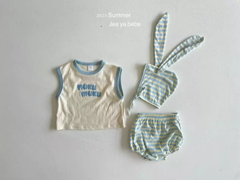 Jeaya & Mymi - Korean Baby Fashion - #smilingbaby - Bebe Pastel Top Bottom Set - 2