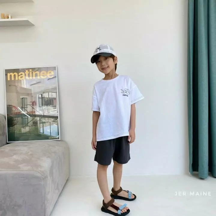 Jermaine - Korean Children Fashion - #childofig - Dino Top Bottom Set - 3