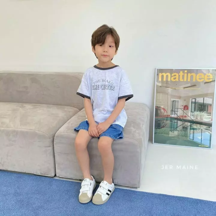 Jermaine - Korean Children Fashion - #toddlerclothing - Center Piping Tee - 4