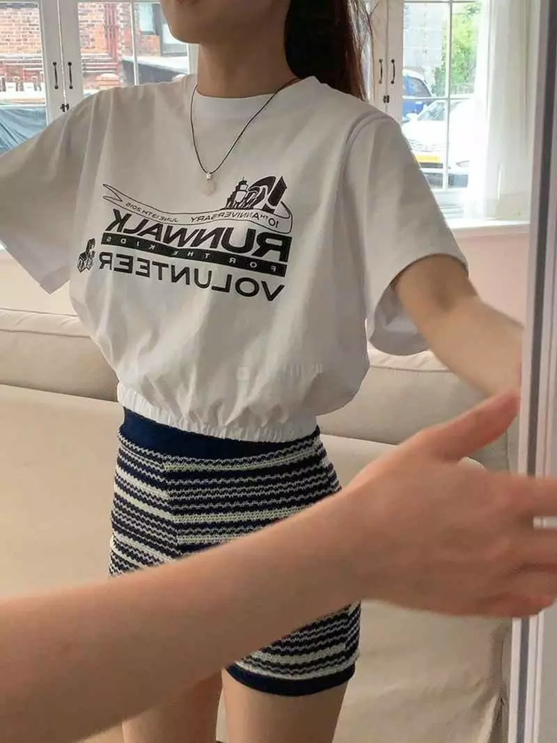 Jkichi - Korean Women Fashion - #momslook - Banding Tee - 8