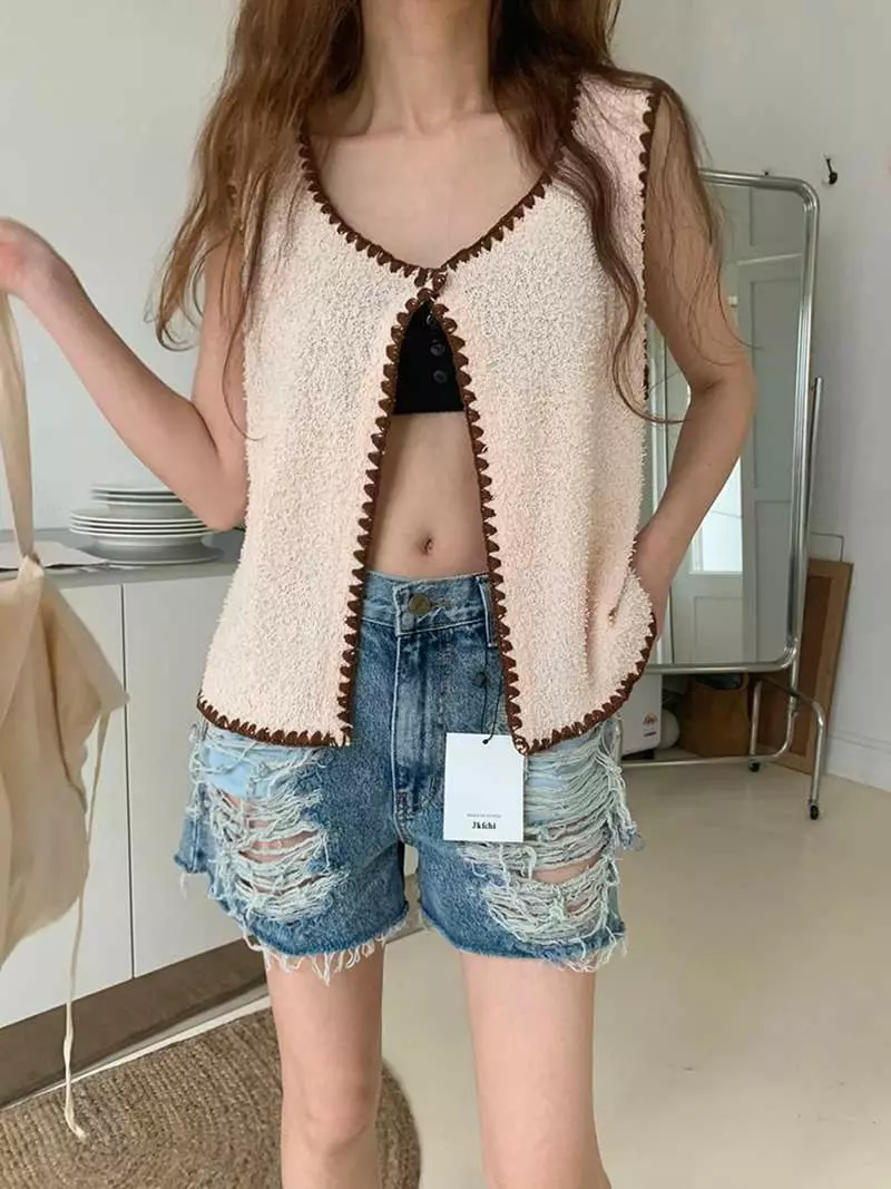 Jkichi - Korean Women Fashion - #momslook - Mello Vest