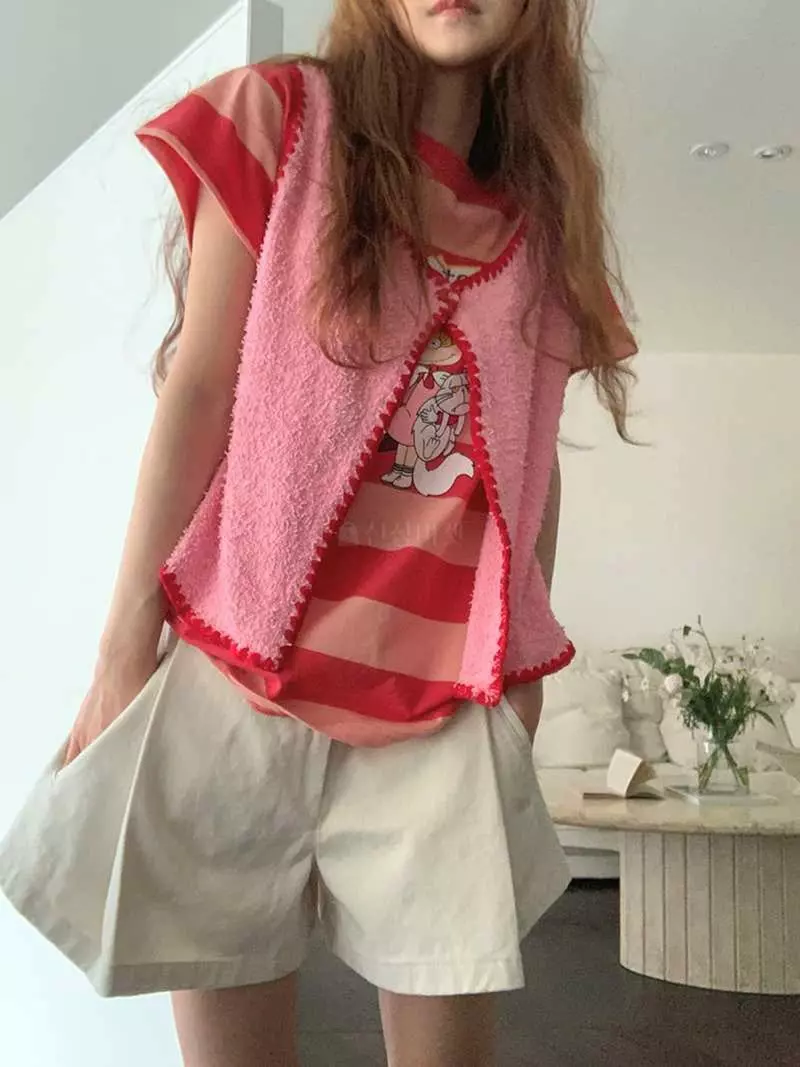 Jkichi - Korean Women Fashion - #momslook - Mello Vest - 5