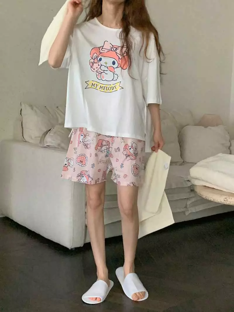 Jkichi - Korean Women Fashion - #momslook - Melody Top Bottom Set - 2
