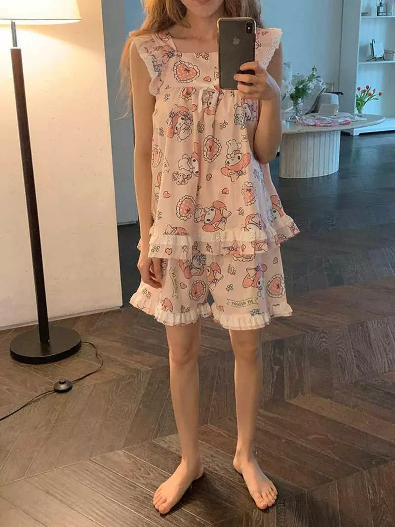 Jkichi - Korean Women Fashion - #momslook - Mamel Pajama Set - 5