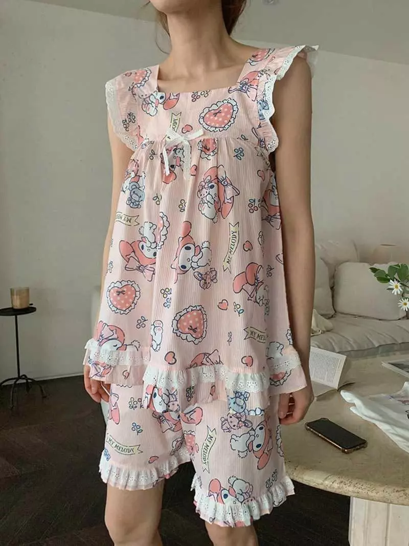 Jkichi - Korean Women Fashion - #momslook - Mamel Pajama Set - 7