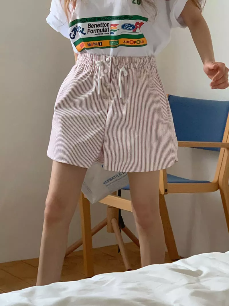 Jkichi - Korean Women Fashion - #momslook - Marine Shorts - 2