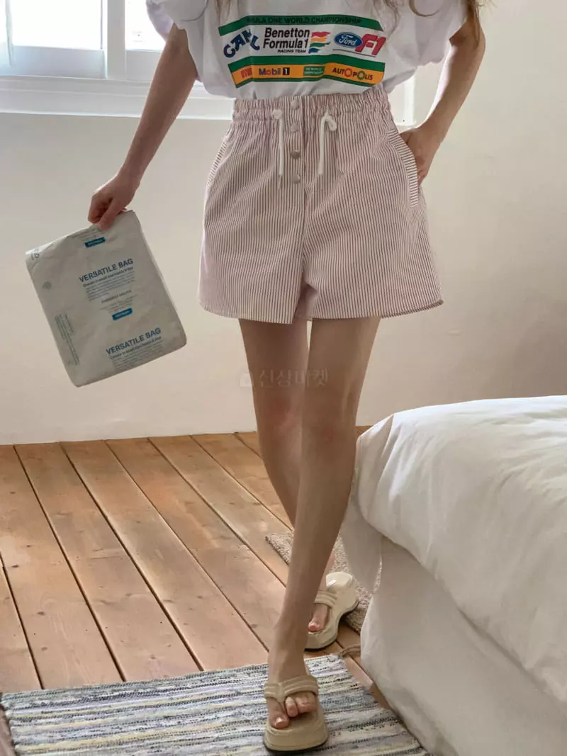 Jkichi - Korean Women Fashion - #womensfashion - Marine Shorts - 4
